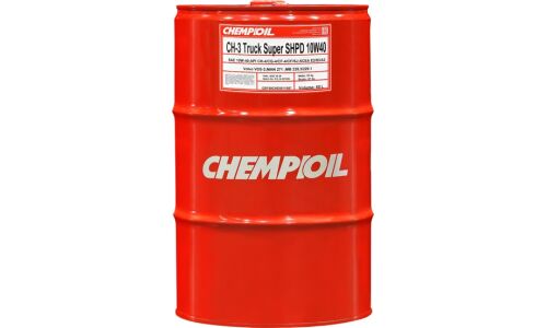 Масло моторное Chempioil Truck CH-3 Super SHPD 10w40, минеральное, API CH-4/SL, ACEA A3/B4/E7, для дизельного двигателя, 60л, арт. CH9103-60-E