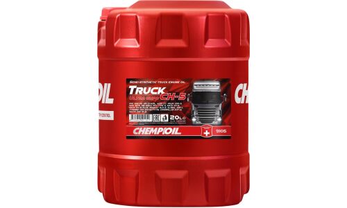 Масло моторное Chempioil Truck CH-5 Ultra UHPD 10w40, полусинтетическое, API CI-4+/SL, ACEA A3/B4/E7, JASO DH-1, для дизельного двигателя, 20л, арт. CH9105-20-E