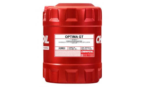 Масло моторное Chempioil Optima GT 10w40, полусинтетическое, API SN/CH-4, ACEA A3/B4, для дизельного двигателя, 20л, арт. CH9501-20-E