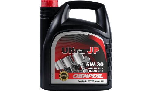 Масло моторное Chempioil Ultra JP 5w30, синтетическое, API SN+, ILSAC GF-5, для бензинового двигателя, 4л, арт. CH9720-4