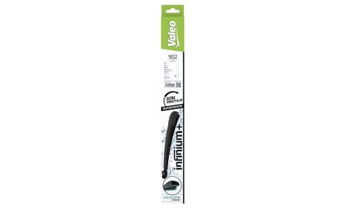 Щётка стеклоочистителя Valeo Infinium Silicone 350мм (14") бескаркасная, всесезонная, 2 переходника, 1 шт, арт. 744902