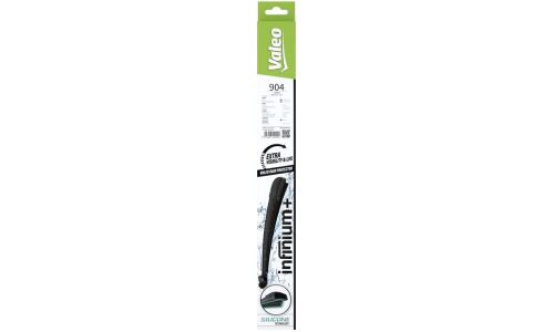 Щётка стеклоочистителя Valeo Infinium Silicone 380мм (15") бескаркасная, всесезонная, 2 переходника, 1 шт, арт. 744904