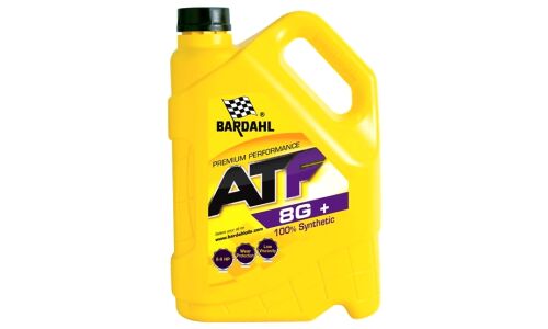 Масло трансмиссионное Bardahl ATF 8G+, синтетическое, универсальное, для АКПП, 5л, арт. 34973