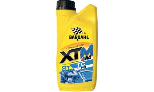 Масло для мотоциклов Bardahl XTM-M 2T, минеральное, API TC, JASO FB, 2-тактное, 1л, арт. 35791
