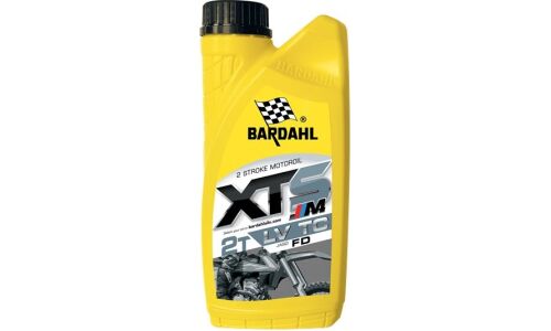 Масло для мотоциклов Bardahl XTS-M 2T LV, синтетическое, API TC, JASO FD, 2-тактное, 1л, арт. 35781