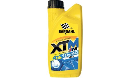 Масло для мотоциклов Bardahl XTM-M 10w40, синтетическое, API SL, JASO MA2, 4-тактное, 1л, арт. 35911