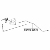 Трос ручного тормоза Febest, арт. 16100-906R