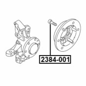 Шпилька колёсная | прав/лев Febest, арт. 2384-001