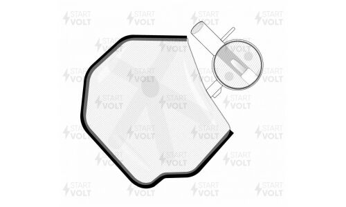 Фильтр (сетка) бензонасоса Startvolt, для Renault Duster / Kaptur, арт. SFF 0916