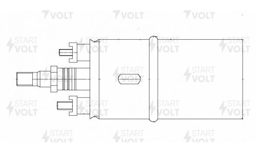 Насос топливный (бензонасос) Startvolt, для Audi 80, арт. SFP 1813