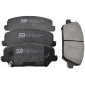 Колодки тормозные дисковые SB NAGAMOCHI, передние, комплект на ось (4 шт), арт. BP13007