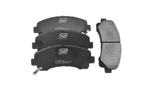 Колодки тормозные дисковые SB NAGAMOCHI, передние, комплект на ось (4 шт), арт. BP20822