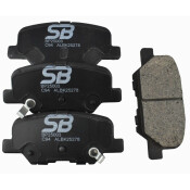 Колодки тормозные дисковые SB NAGAMOCHI, задние, комплект на ось (4 шт), арт. BP25003