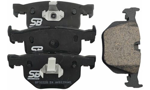 Колодки тормозные дисковые SB Nagamochi, задние, комплект на ось (4 шт), арт. BP32228