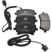 Колодки тормозные дисковые SB NAGAMOCHI, задние, комплект на ось (4 шт), арт. BP33330W