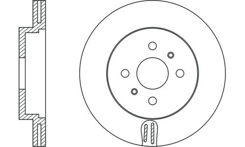 Диск тормозной SB Nagamochi, передний, арт. BR21168T