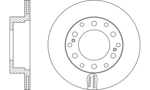 Диск тормозной SB Nagamochi, задний, арт. BR21238T