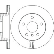 Диск тормозной | зад SB NAGAMOCHI, арт. BR32136T
