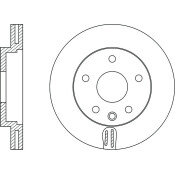 Диск тормозной | перед SB NAGAMOCHI, арт. BR33139T