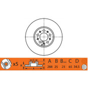 Диск тормозной SB Nagamochi, передний, арт. BR33142T