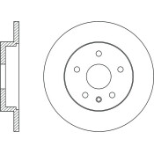Диск тормозной | зад SB NAGAMOCHI, арт. BR34102