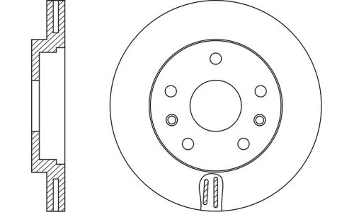 Диск тормозной SB Nagamochi, передний, арт. BR43107T