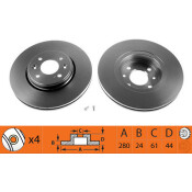 Диск тормозной SB Nagamochi, передний, арт. BR43109T