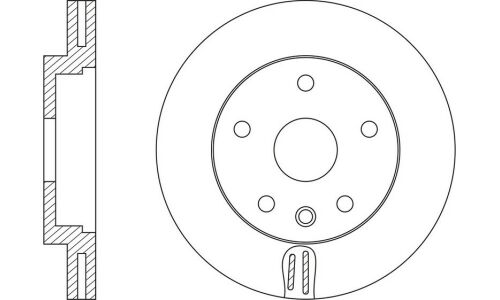 Диск тормозной SB Nagamochi, передний, арт. BR45114T