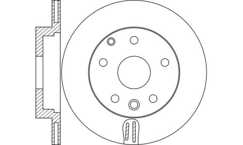Диск тормозной SB Nagamochi, задний, арт. BR47112T