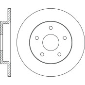 Диск тормозной | зад SB NAGAMOCHI, арт. BR51111