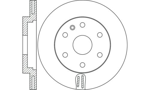 Диск тормозной SB Nagamochi, задний, арт. BR51117T