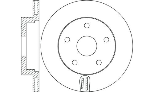 Диск тормозной SB Nagamochi, задний, арт. BR52113T