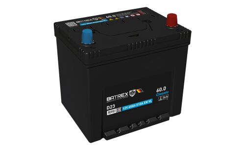 Аккумулятор Batrex Classic 75D23L, 60Ач, CCA 510А, обслуживаемый, арт. 4610082700338