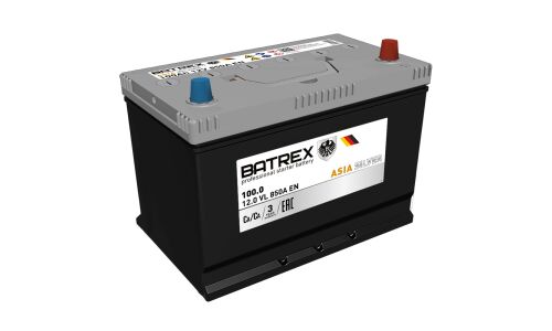 Аккумулятор Batrex Asia Silver 135D31L, 100Ач, CCA 850А, обслуживаемый, арт. 4610082700376