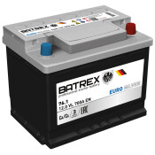 Аккумулятор Batrex Euro Silver L3(H6) L, 74Ач, CCA 700А, обслуживаемый, арт. 4610082700475 Аккумулятор Batrex Euro Silver L3(H6) L, 74Ач, CCA 700А, обслуживаемый, арт. 4610082700475