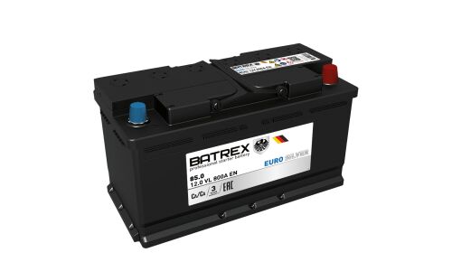 Аккумулятор Batrex Euro Silver LB4 L, 85Ач, CCA 800А, обслуживаемый, арт. 4610082700512