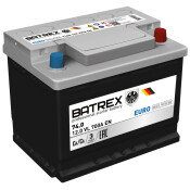 Аккумулятор Batrex Euro Silver LB3 L, 74Ач, CCA 700А, обслуживаемый, арт. 4610082700536