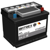 Аккумулятор Batrex Standart L2(H5) L, 60Ач, 550А, необслуживаемый, арт. 4610082700628 Аккумулятор Batrex Standart L2(H5) L, 60Ач, 550А, необслуживаемый, арт. 4610082700628