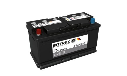 Аккумулятор Batrex Standart L5R(H8R), 100Ач, 820А, необслуживаемый, арт. 4610082700727