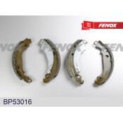 Колодки тормозные барабанные Fenox, комплект на ось (4 шт), арт. BP53016