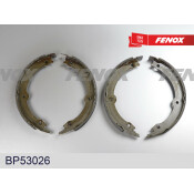 Колодки тормозные барабанные Fenox, комплект на ось (4 шт), арт. BP53026