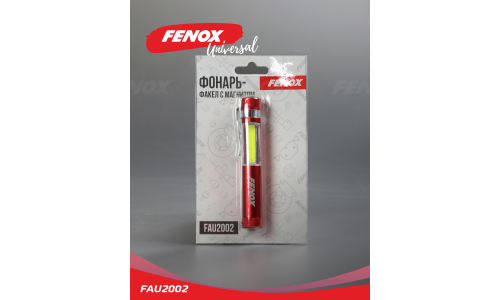 Фонарь Fenox, светодиодный, 4xLR44, с магнитным креплением, арт. FAU2002