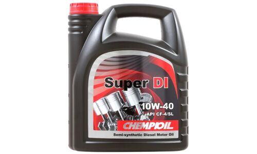 Масло моторное Chempioil Super DI 10w40, полусинтетическое, API SL/CF-4, ACEA A3/B3, универсальное, 4л, арт. CH95041-4-E