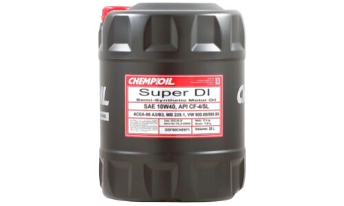 Масло моторное Chempioil Super DI 10w40, полусинтетическое, API SL/CF-4, ACEA A3/B3, универсальное, 20л, арт. CH95041-20-E
