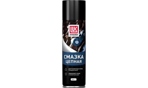 Смазка аэрозольная Лукойл, для цепей, водостойкая, баллон 335мл, арт. 3166784