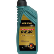 Масло моторное Korson Long Life Motor Oil FD 0w30, синтетическое, ACEA C2, универсальное, 1л, арт. KS00231