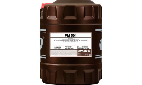 Масло трансмиссионное Pemco 501 75w80, синтетическое, API GL-4, для МКПП, 20л, арт. PM0501-20