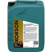Масло моторное Korson Long Life Motor Oil FD 0w30, синтетическое, ACEA C2, универсальное, 20л, арт. KS00234
