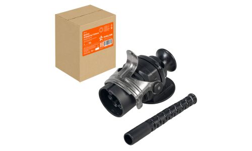 Вилка прицепа тягача Airline, 24В, 7 контактов, ABS/EBS, пластиковый корпус, арт. ATE-45