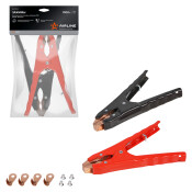 Зажимы (крокодилы) пусковых проводов Airline PRO Series, 1000А, 18.8х8см, красный/чёрный, 2 шт, арт. SA-1000-P